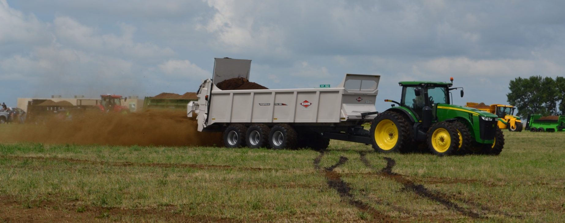 tractor and solid spreader