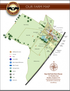 Figure 1. Site map for Days End Farm