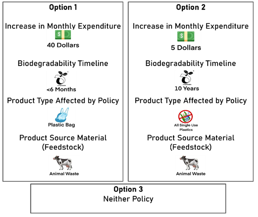 Figure 1: Sample choice blockSource: Field, 2024