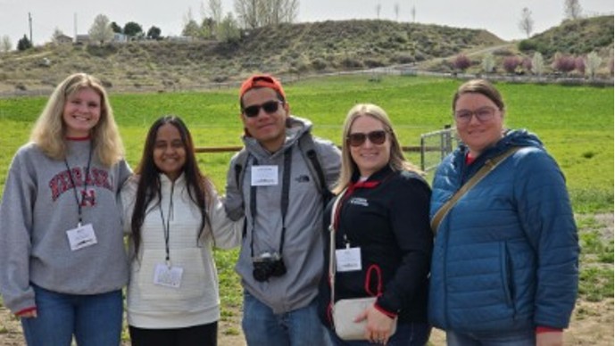 Nebraska manure team and students.